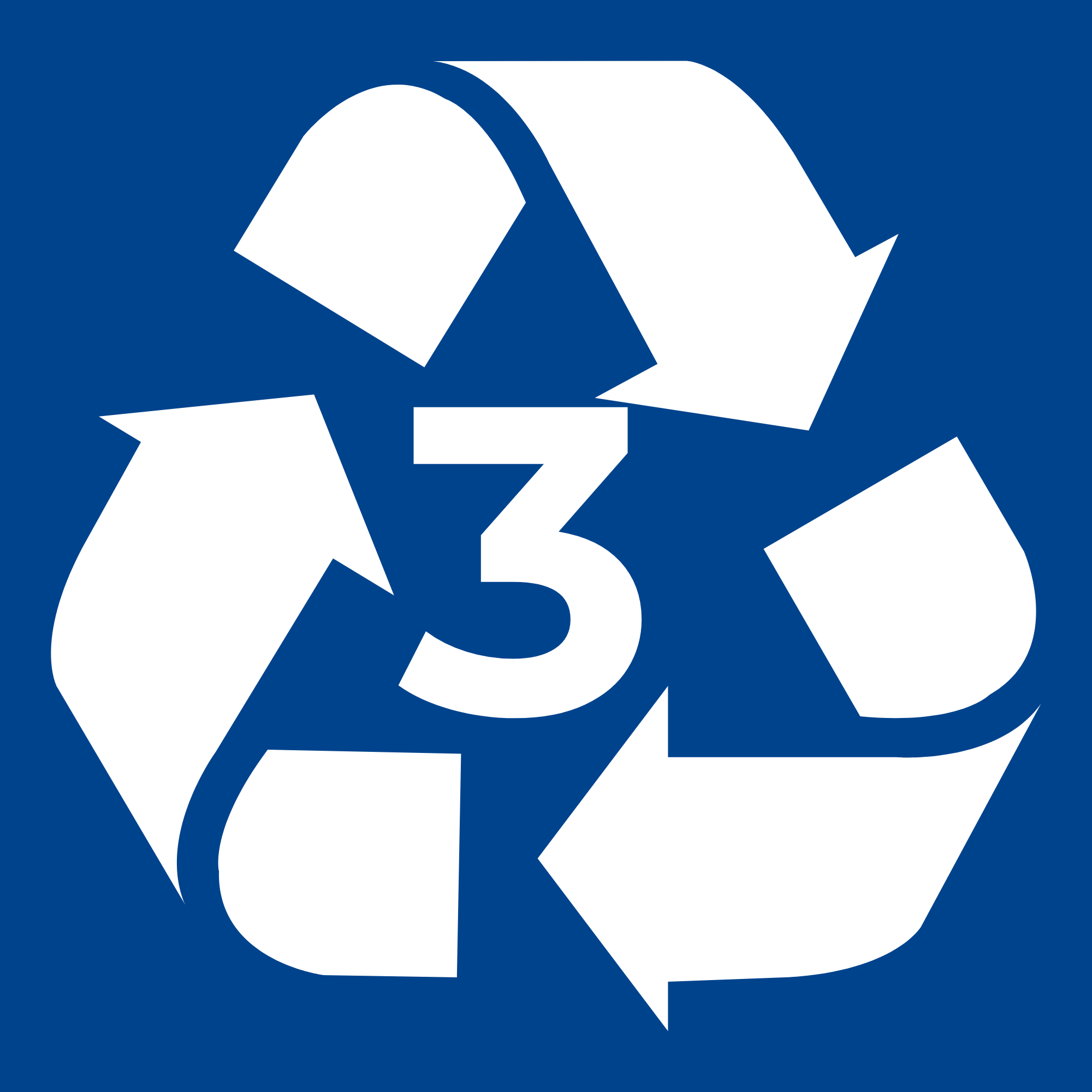 Code recyclage 3 — Polychlorure de vinyle