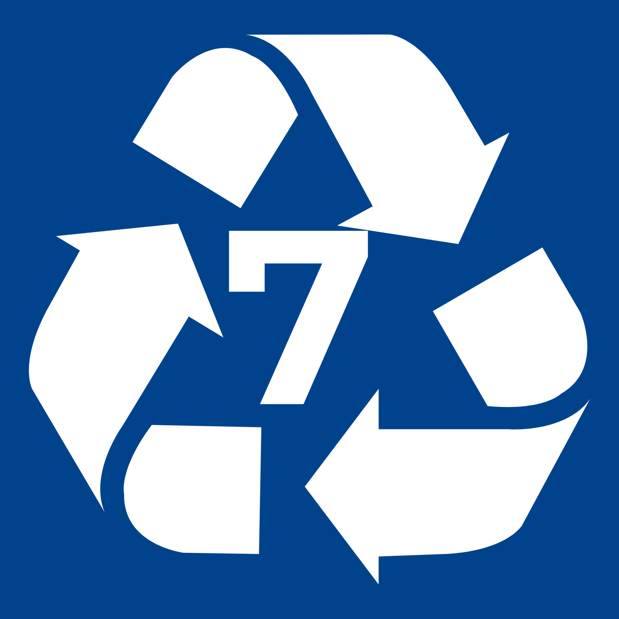 Code recyclage 7 — Autres plastiques