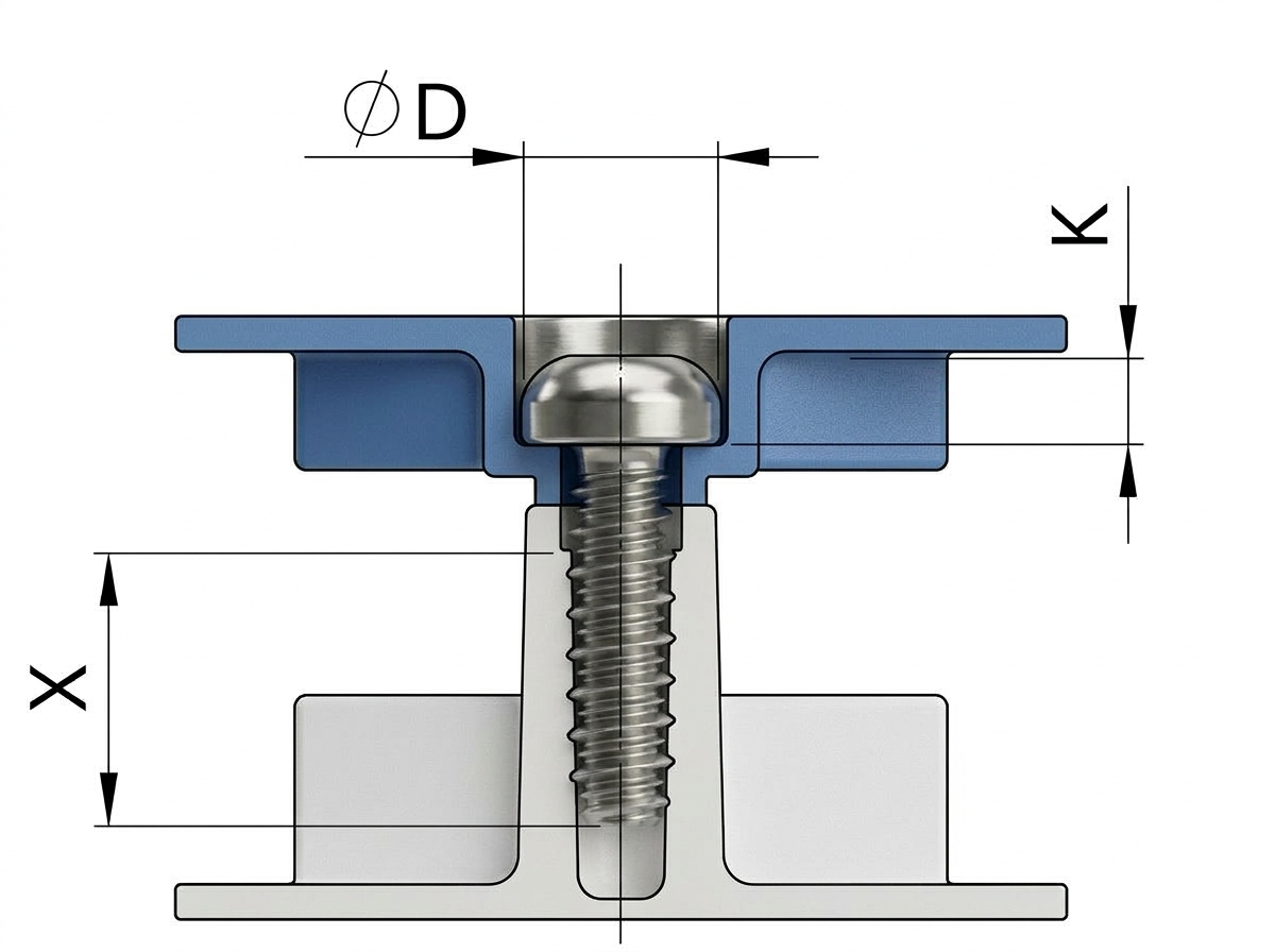 vissage pièces plastiques